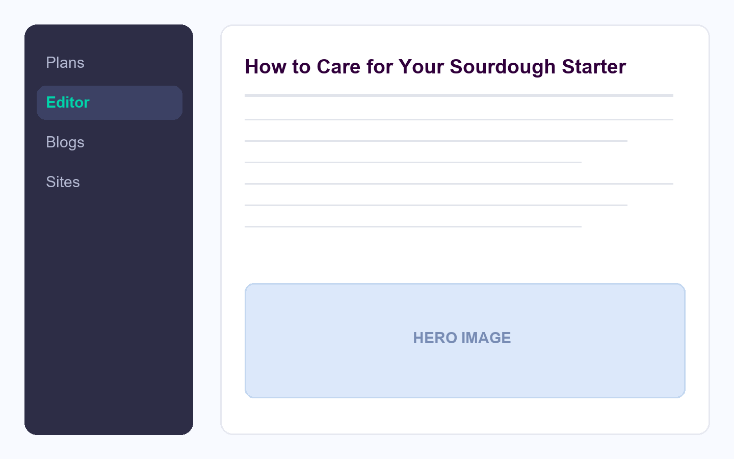 Blog Studio preview
